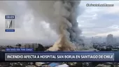 Santiago de Chile: Incendio se registra en Hospital San Borja Arriarán - Noticias de hospital-cayetano-heredia