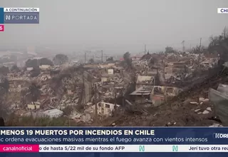 Chile: Incendios forestales en el sur dejan al menos 19 muertos y miles de evacuados