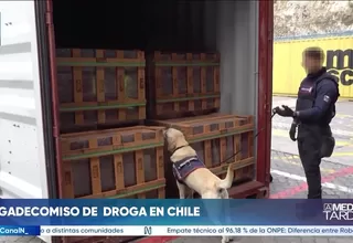 Chile realiza decomiso histórico de droga oculta en madera