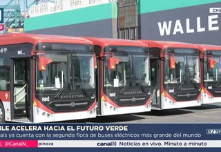 Chile suma 300 nuevos buses eléctricos y lidera en la región