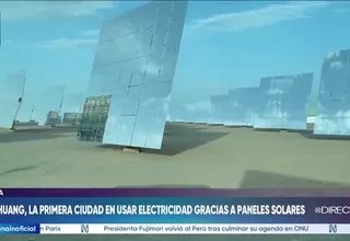 Dunhuang: así funciona una de las mayores plantas de energía solar de China