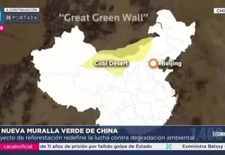 China impulsa “Gran Muralla Verde” contra la desertificación