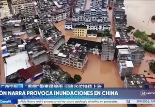 China: más de 54000 evacuados tras inundaciones por tifón Narra en la región de Guangxi