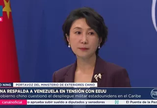 China respalda a Venezuela ante maniobras militares de EE.UU.