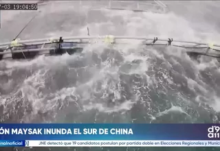China: tifón Maysak dejó inundaciones tras degradarse a tormenta tropical