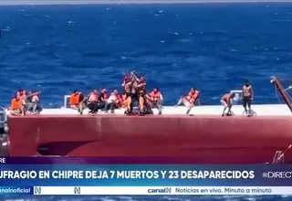 Naufragio de embarcación con más de 260 personas en Chipre deja 7 muertos
