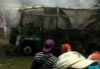 Colombia: al menos 31 niños muertos en incendio de autobús