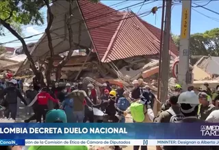 Colombia decreta duelo nacional de tres días por terremoto de 7.4