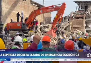 Colombia decreta estado de emergencia económica por terremoto