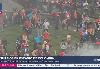 Colombia: Enfrentamientos tras final de Copa dejan 59 heridos