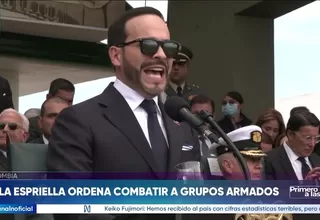 Colombia: De la Espriella ordenó combatir a grupos armados y descartó nuevos diálogos