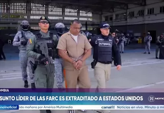 Colombia extradita a Estados Unidos a presunto líder de una facción disidente de las FARC