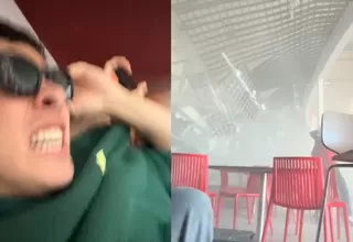 Colombia: Influencer grabó terremoto y desplome en aeropuerto