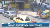 Colombia: Motociclista impactó violentamente contra taxi - Noticias de muro