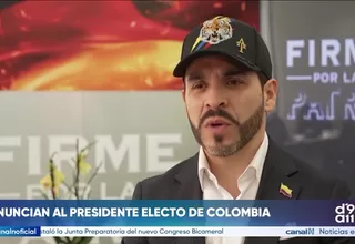 Denuncia penalmente al presidente electo de Colombia
