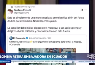 Colombia retira su embajador de Quito por los aranceles del 100%