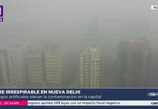 Contaminación en India se dispara tras celebraciones de Diwali
