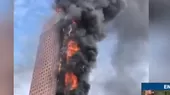 Controlan incendio en edificio en China - Noticias de incendio-forestal