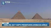 Corea del Sur y Egipto presentaron acrobacias aéreas - Noticias de universidad-jorge-basadre