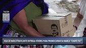 Coronavirus: Hija de El Chapo entrega víveres con el rostro del narcotraficante - Noticias de chapo