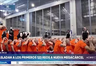 Costa Rica traslada primeros reos a megacárcel estilo El Salvador