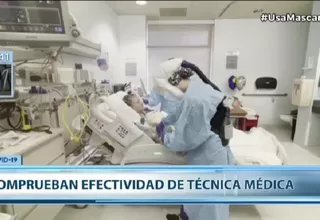 Coronavirus: Poner a pacientes boca abajo reduce la necesidad de intubación y mortalidad, según estudio