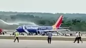 Cuba: Avión aterrizó de emergencia tras falla en el motor - Noticias de jada-pinkett-smith