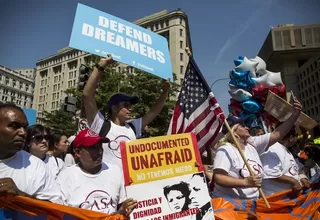 DACA: centenares de 'dreamers' protestaron por fin de plan migratorio