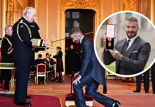 David Beckham es nombrado caballero por el rey Carlos III