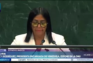 Delcy Rodríguez afirma que Venezuela inicia proceso de transformación en la ONU