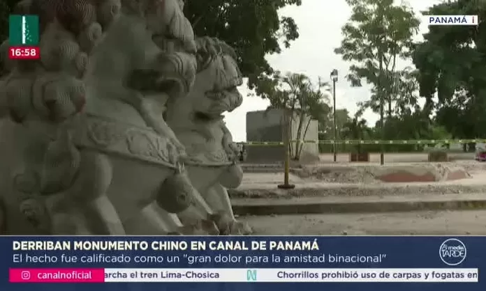 Derriban Monumento Chino En El Canal De Panam Canal N derriban-monumento-chino-en-el-canal-de-panam-canal-n
