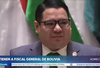 Detienen al fiscal general de Bolivia por red de narcotráfico