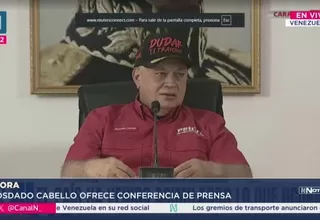 Diosdado Cabello: Venezuela defiende su derecho a ser libre, su independencia y soberanía