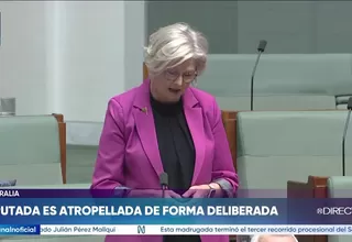Diputada australiana en estado crítico tras ser atropellada de forma deliberada
