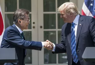 Donald Trump estará este año en Corea del Sur, afirma mandatario surcoreano