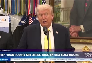 Donald Trump advierte que Irán podría ser aniquilado en una noche