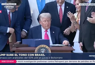 Donald Trump amenaza con aranceles del 50% a Brasil
