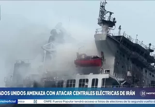 Donald Trump amenaza con atacar las centrales eléctricas de Irán