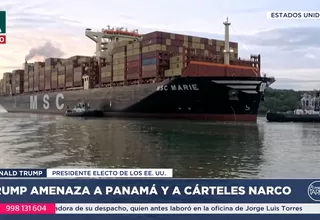 Donald Trump amenaza a Panamá y cárteles mexicanos