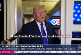 Donald Trump analiza posible ataque militar contra Irán