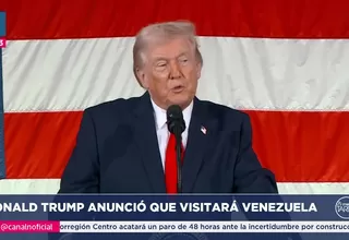 Donald Trump anunció que visitará Venezuela pero no precisa fecha