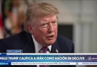 Donald Trump califica a Irán de "nación fallida" y pide juzgar a sus líderes