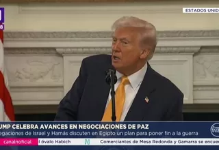 Donald Trump celebra avances en negociaciones de paz para Gaza