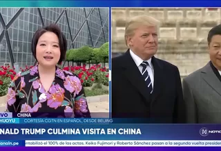 Donald Trump culmina histórica visita de Estado en China