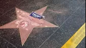 Donald Trump: destrozan su estrella en el Paseo de la Fama de Hollywood - Noticias de hollywood