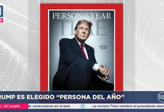 Donald Trump fue elegido 'persona del año' por revista Time