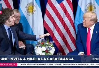 Donald Trump invitó a Javier Milei a la Casa Blanca tras reunión