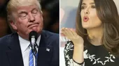 Donald Trump pagó 120 mil dólares por cenar con Salma Hayek - Noticias de Cenares