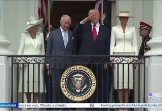 Donald Trump recibió a Carlos III y a Camila en la Casa Blanca