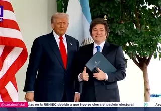 Donald Trump recibió a Javier Milei en Washington